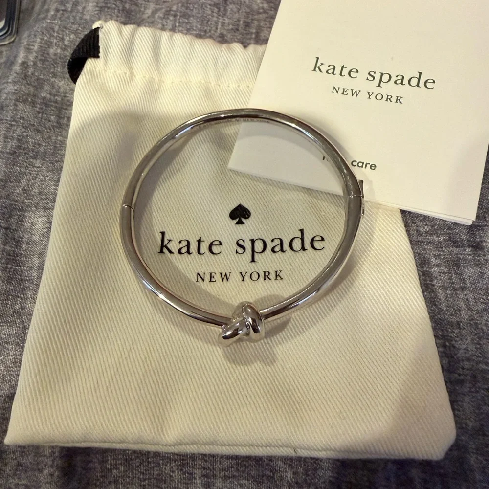 Kate Spade Silver Knot Bracelet - Picture 2 of 2